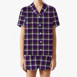 ScotsTee Shop Scottish MacDonald Dress Modern SC Women's Short Sleeve Short Set Tartan Pyjama Set