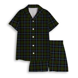 ScotsTee Shop Scottish MacRae Hunting Women's Short Sleeve Short Set Tartan Pyjama Set