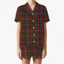 ScotsTee Shop Scottish Wilsons 043 Women's Short Sleeve Short Set Tartan Pyjama Set
