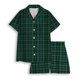 ScotsTee Shop Scottish Sempill Ancient Women's Short Sleeve Short Set Tartan Pyjama Set