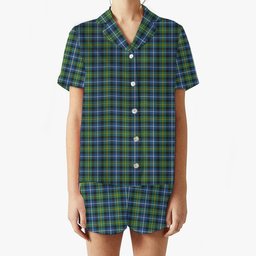 ScotsTee Shop Scottish McNeil of Barra Ancient Women's Short Sleeve Short Set Tartan Pyjama Set
