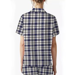 ScotsTee Shop Scottish Hannay SC Women's Short Sleeve Short Set Tartan Pyjama Set