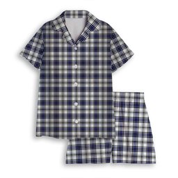 ScotsTee Shop Scottish Hannay SC Women's Short Sleeve Short Set Tartan Pyjama Set