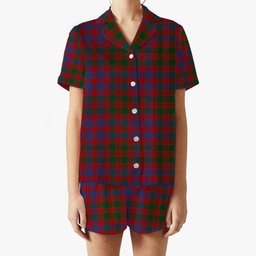 ScotsTee Shop Scottish MacColl Ancient Women's Short Sleeve Short Set Tartan Pyjama Set