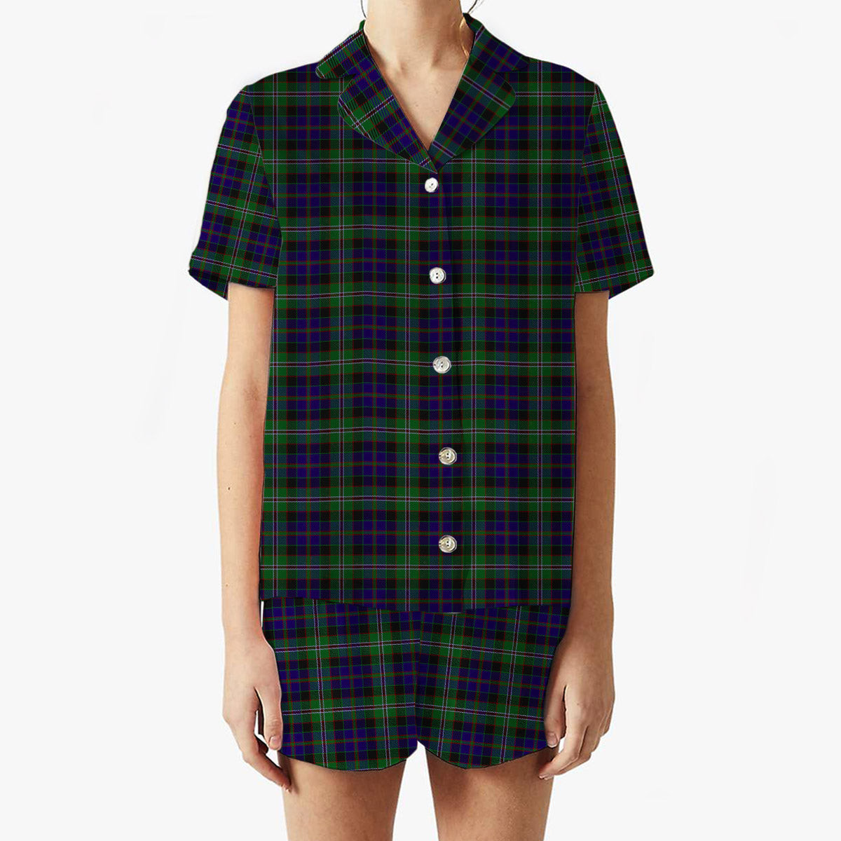ScotsTee Shop Scottish MacCraig Women's Short Sleeve Short Set Tartan Pyjama Set