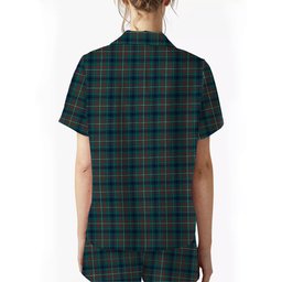 ScotsTee Shop Scottish McConnell Modern Women's Short Sleeve Short Set Tartan Pyjama Set