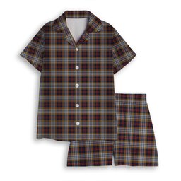 ScotsTee Shop Scottish McInnes Ancient Hunting Women's Short Sleeve Short Set Tartan Pyjama Set