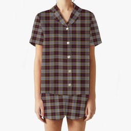 ScotsTee Shop Scottish McInnes Ancient Hunting Women's Short Sleeve Short Set Tartan Pyjama Set