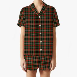 ScotsTee Shop Scottish McLachlan Hunting Modern Women's Short Sleeve Short Set Tartan Pyjama Set