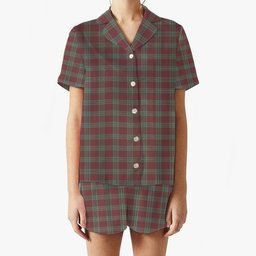 ScotsTee Shop Scottish McGregor Hunting Ancient Women's Short Sleeve Short Set Tartan Pyjama Set