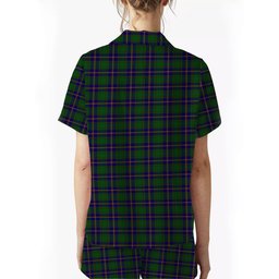 ScotsTee Shop Scottish Leatherneck Women's Short Sleeve Short Set Tartan Pyjama Set