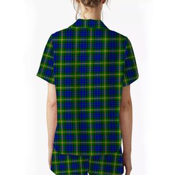 ScotsTee Shop Scottish Maitland SC Women's Short Sleeve Short Set Tartan Pyjama Set