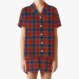 ScotsTee Shop Scottish MacCreary Modern Women's Short Sleeve Short Set Tartan Pyjama Set