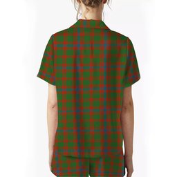 ScotsTee Shop Scottish Skene Ancient Women's Short Sleeve Short Set Tartan Pyjama Set