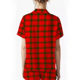ScotsTee Shop Scottish MacDonald of Sleat SC Women's Short Sleeve Short Set Tartan Pyjama Set