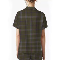 ScotsTee Shop Scottish Renn Faire Women's Short Sleeve Short Set Tartan Pyjama Set