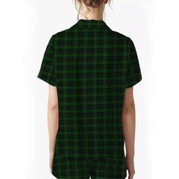 ScotsTee Shop Scottish MacAulay Hunting Women's Short Sleeve Short Set Tartan Pyjama Set
