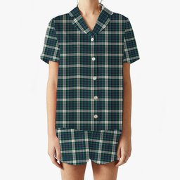 ScotsTee Shop Scottish McInnes Dress Modern Women's Short Sleeve Short Set Tartan Pyjama Set