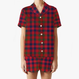 ScotsTee Shop Scottish MacColl Old Modern Women's Short Sleeve Short Set Tartan Pyjama Set