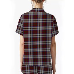 ScotsTee Shop Scottish McCulloch Dress Women's Short Sleeve Short Set Tartan Pyjama Set
