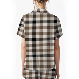 ScotsTee Shop Scottish Hogg Ancient Women's Short Sleeve Short Set Tartan Pyjama Set