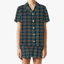 ScotsTee Shop Scottish McThomas Hunting Ancient Women's Short Sleeve Short Set Tartan Pyjama Set
