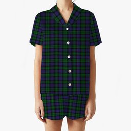 ScotsTee Shop Scottish Urquhart Logan Women's Short Sleeve Short Set Tartan Pyjama Set