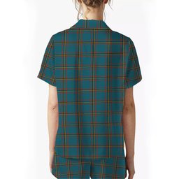 ScotsTee Shop Scottish McLaine of Lochbuie Hunting Ancient Women's Short Sleeve Short Set Tartan Pyjama Set