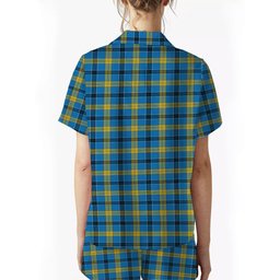ScotsTee Shop Scottish Laing SC Women's Short Sleeve Short Set Tartan Pyjama Set