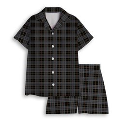 ScotsTee Shop Scottish Turnbull, Dress Bruce Women's Short Sleeve Short Set Tartan Pyjama Set