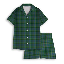 ScotsTee Shop Scottish Tailyour Ancient Women's Short Sleeve Short Set Tartan Pyjama Set