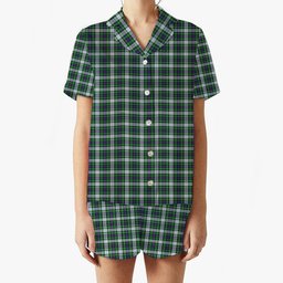 ScotsTee Shop Scottish McKenzie Dress Modern Women's Short Sleeve Short Set Tartan Pyjama Set