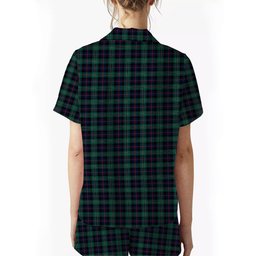 ScotsTee Shop Scottish Rollo Hunting Women's Short Sleeve Short Set Tartan Pyjama Set
