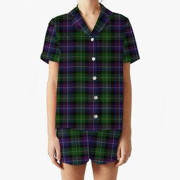 ScotsTee Shop Scottish Rankin Dalgleish 2 Women's Short Sleeve Short Set Tartan Pyjama Set