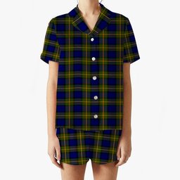 ScotsTee Shop Scottish Muir Women's Short Sleeve Short Set Tartan Pyjama Set