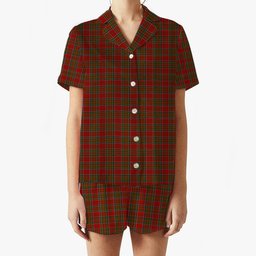 ScotsTee Shop Scottish Stewart of Galloway Wilsons’ Women's Short Sleeve Short Set Tartan Pyjama Set