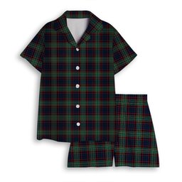 ScotsTee Shop Scottish McNicol Hunting Modern Women's Short Sleeve Short Set Tartan Pyjama Set