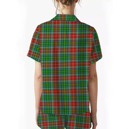 ScotsTee Shop Scottish Muirhead SC Women's Short Sleeve Short Set Tartan Pyjama Set