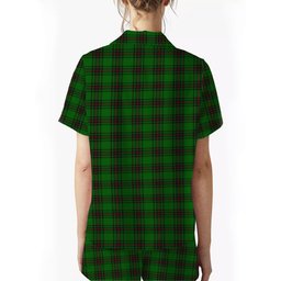 ScotsTee Shop Scottish Kircaldy SC Women's Short Sleeve Short Set Tartan Pyjama Set