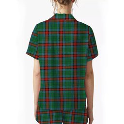 ScotsTee Shop Scottish Jardine Dress Ancient Women's Short Sleeve Short Set Tartan Pyjama Set