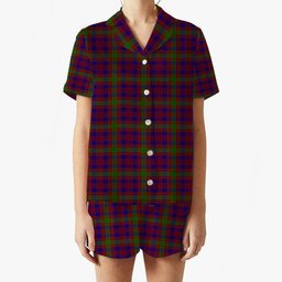 ScotsTee Shop Scottish MacTier of Durris Women's Short Sleeve Short Set Tartan Pyjama Set