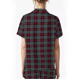 ScotsTee Shop Scottish Rob Roy (Film) Women's Short Sleeve Short Set Tartan Pyjama Set