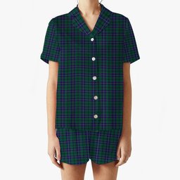ScotsTee Shop Scottish Weisfeld Women's Short Sleeve Short Set Tartan Pyjama Set