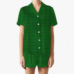 ScotsTee Shop Scottish Wexford County SC Women's Short Sleeve Short Set Tartan Pyjama Set