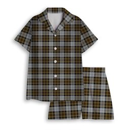 ScotsTee Shop Scottish MacKellar Dress Women's Short Sleeve Short Set Tartan Pyjama Set