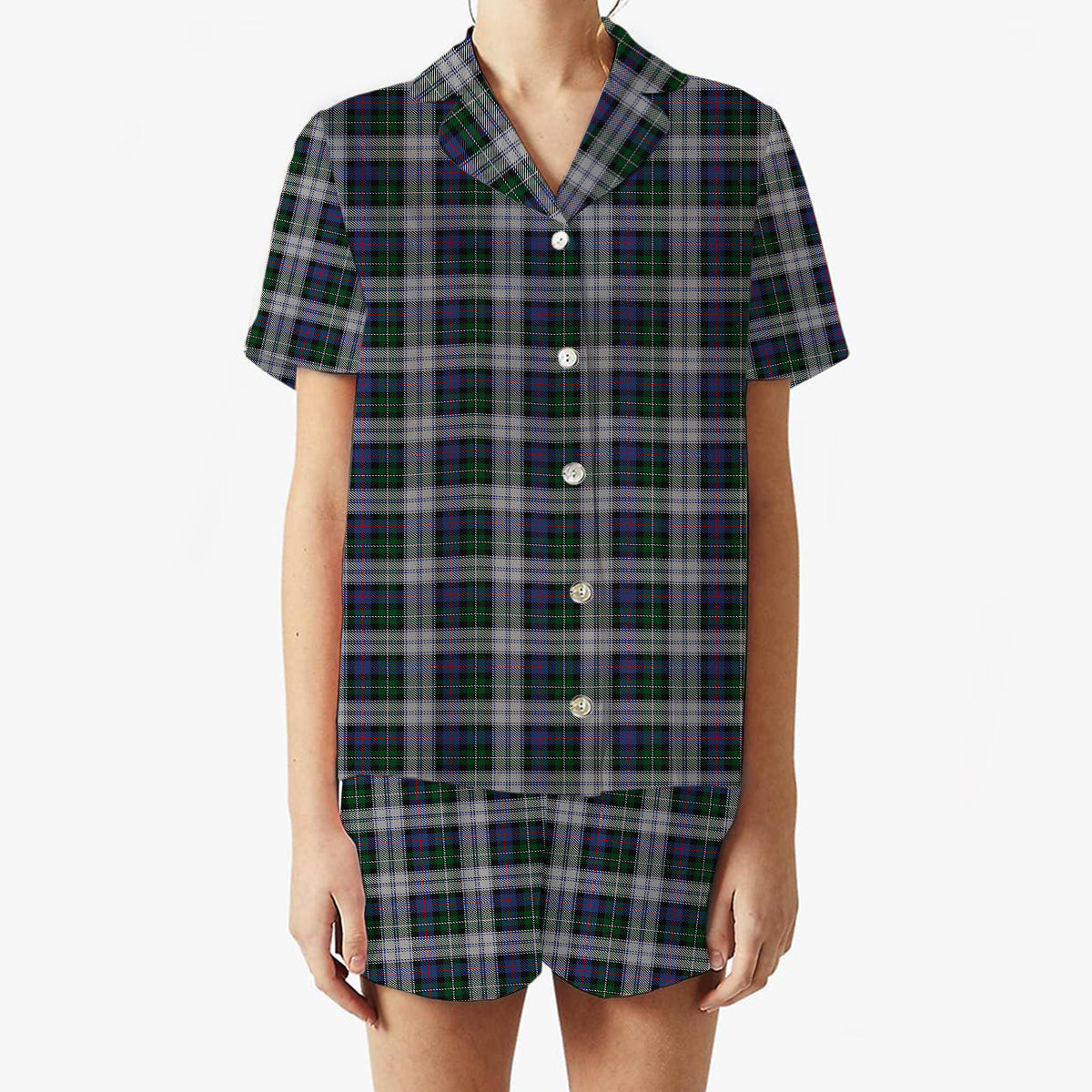 ScotsTee Shop Scottish MacKenzie Dress 4 Women's Short Sleeve Short Set Tartan Pyjama Set