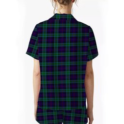ScotsTee Shop Scottish MacTaggart Johnstons Women's Short Sleeve Short Set Tartan Pyjama Set