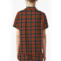 ScotsTee Shop Scottish MacCracken Ancient Women's Short Sleeve Short Set Tartan Pyjama Set