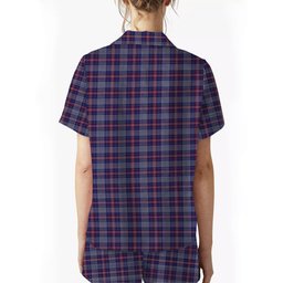 ScotsTee Shop Scottish Parker Dress USA Women's Short Sleeve Short Set Tartan Pyjama Set