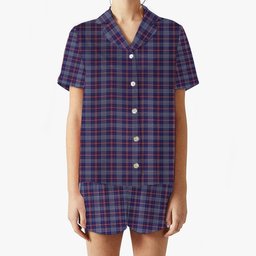 ScotsTee Shop Scottish Parker Dress USA Women's Short Sleeve Short Set Tartan Pyjama Set